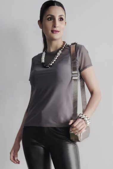 Alternative view of T-shirt de tule /556CIN
