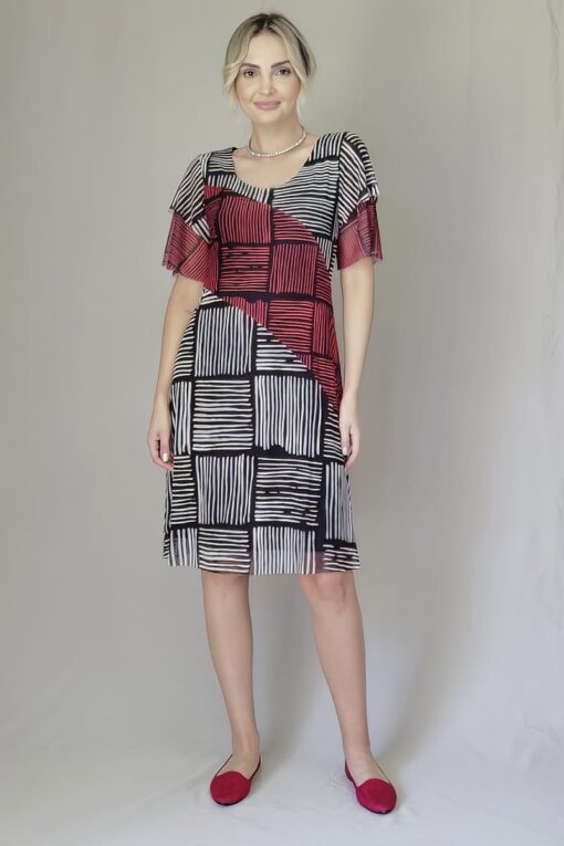 Vestido de tule evasê /358VDS311