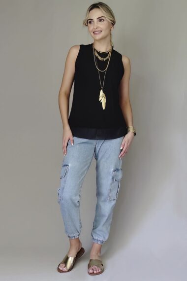 Alternative view of Blusa manga cavada e decote franzido /465PTO