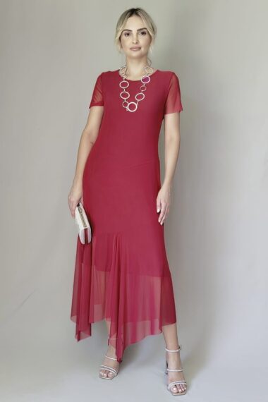 Vestido midi assimétrico /561VM3