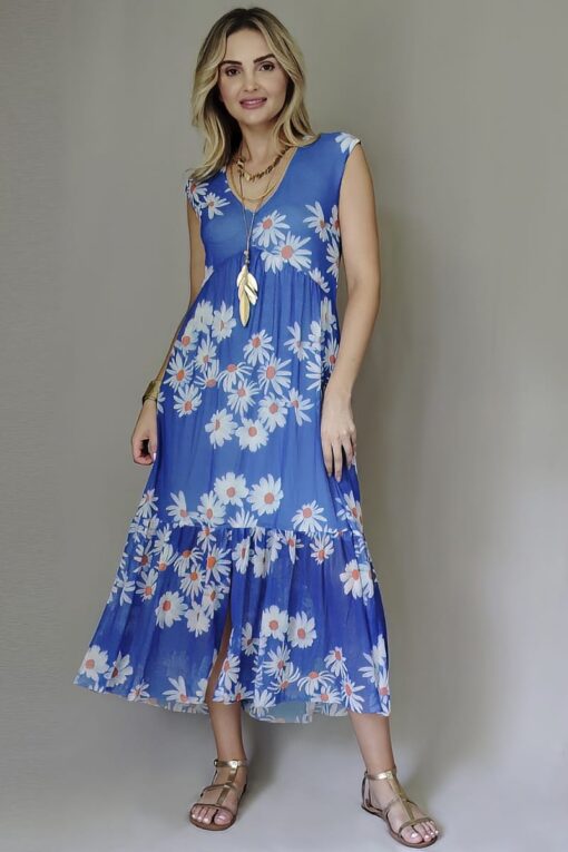 Vestido decote V, manga japonesa /568VES280