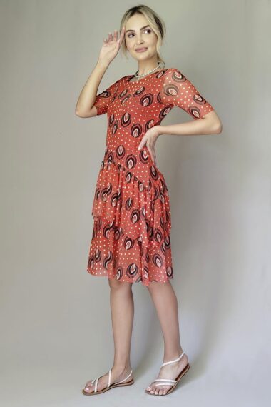 Alternative view of Vestido de tule manga curta /573VES361