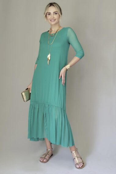 Alternative view of Vestido manga 3/4 e decote redondo /493ESM