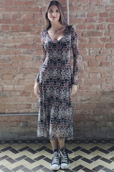 Alternative view of Vestido de Tule Midi /366VES337