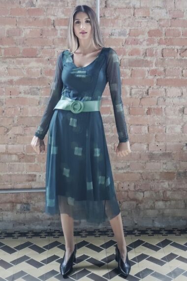 Vestido de Tule Midi /366VES373