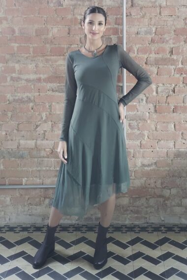 Alternative view of Vestido de tule assimétrico /444OLI