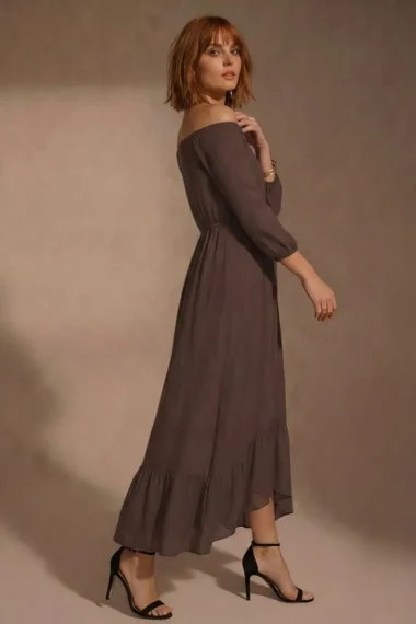 Alternative view of Vestido longo mullet ombro a ombro /511CAC