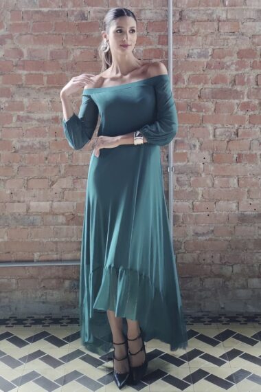 Alternative view of Vestido longo mullet ombro a ombro /511MAT