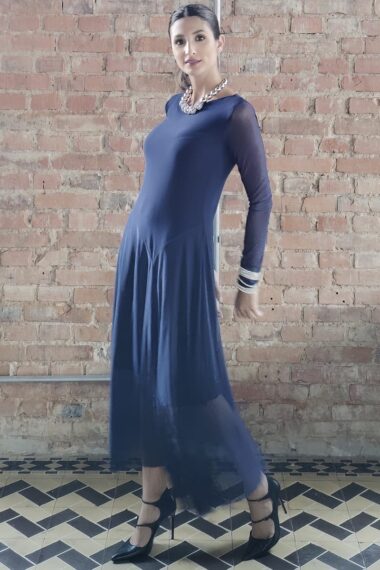 Alternative view of Vestido decote canoa assimétrico /560AZ1