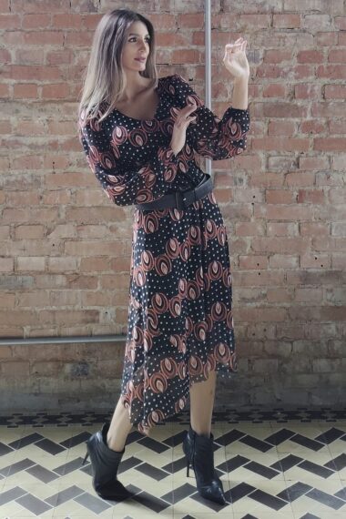 Alternative view of Vestido godê com decote V /581VES362