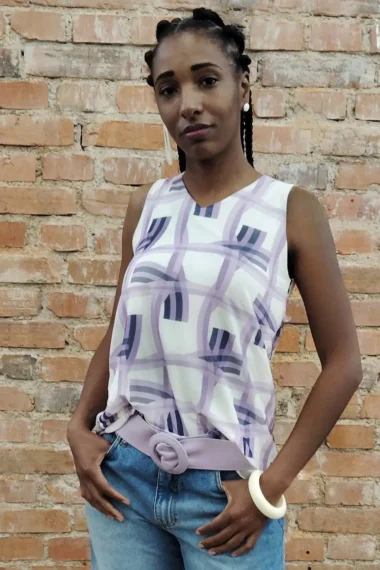 Blusa manga cavada /201BLU145