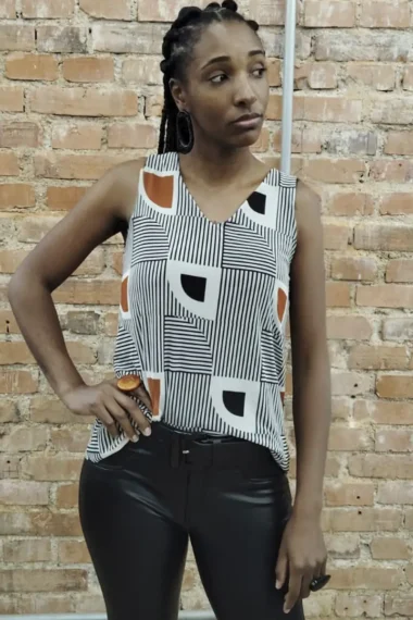 Blusa manga cavada /201BLU333