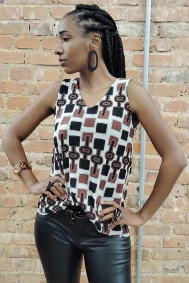 Blusa manga cavada /201BLU334