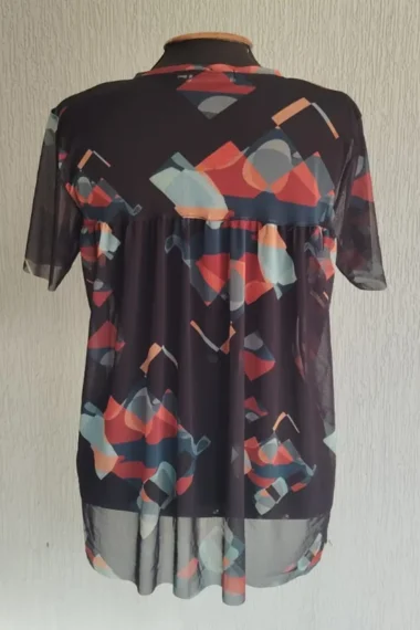 Alternative view of Blusa de tule decote V /350BLU009