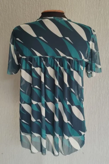 Alternative view of Blusa de tule decote V /350BLU027