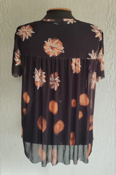 Alternative view of Blusa de tule decote V /350BLU109