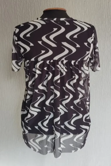 Alternative view of Blusa de tule decote V /350BLU245