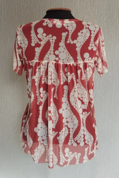 Alternative view of Blusa de tule decote V /350BLU307