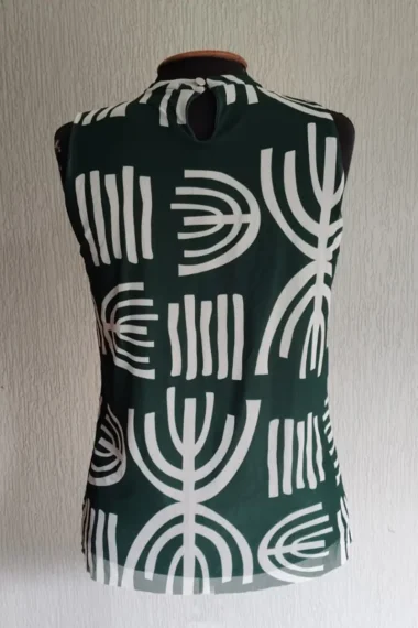 Alternative view of Blusa manga cavada e decote franzido /465BLU167