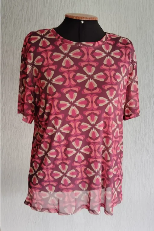 T-shirt de tule /556BLU021