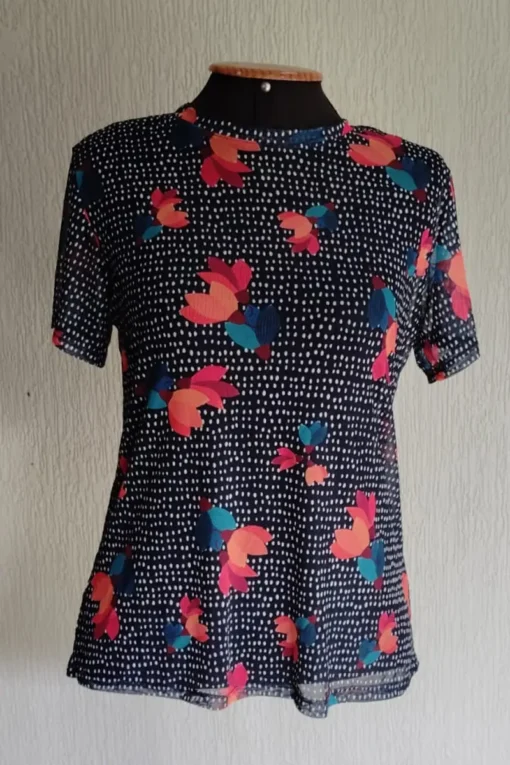 T-shirt de tule /556BLU089