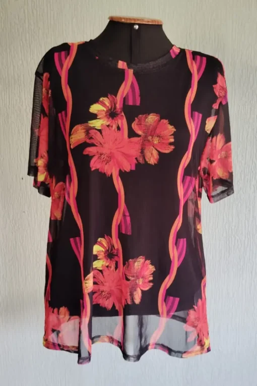T-shirt de tule /556BLU143