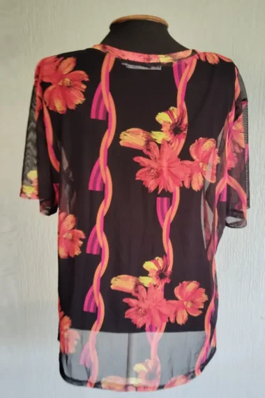 Alternative view of T-shirt de tule /556BLU143