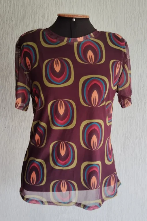 T-shirt de tule /556BLU148