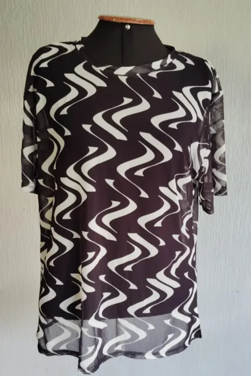 T-shirt de tule /556BLU245