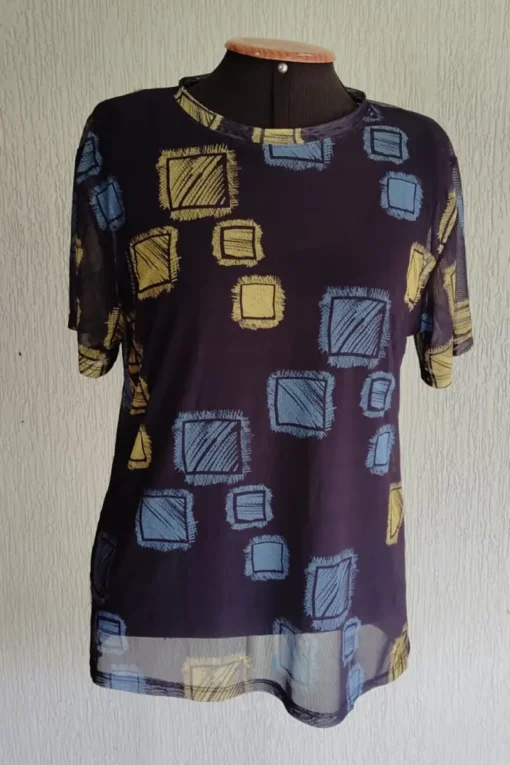 T-shirt de tule /556BLU257