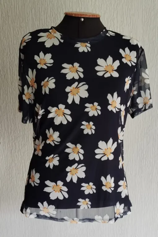 T-shirt de tule /556BLU270