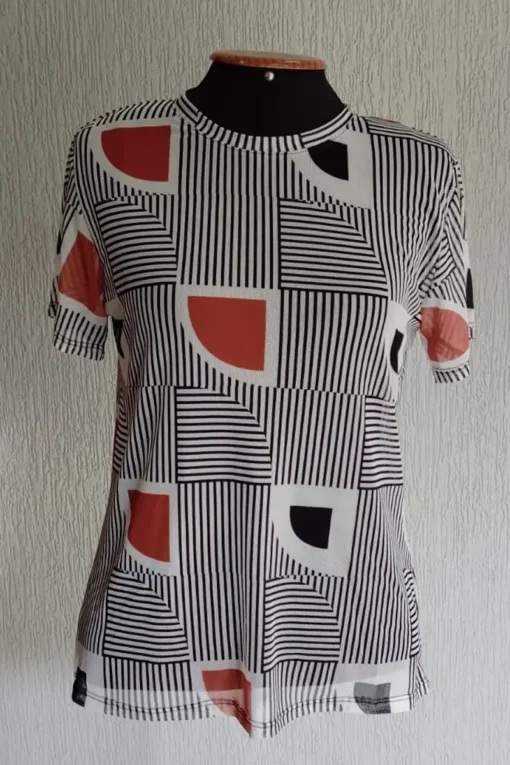 T-shirt de tule /556BLU333