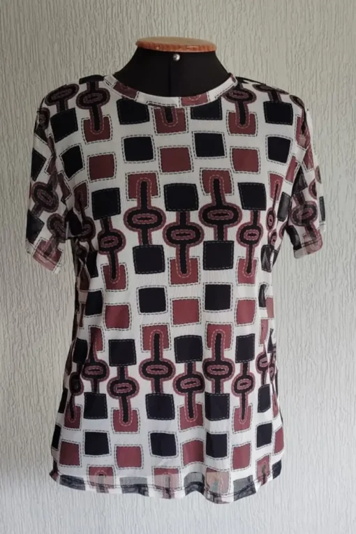 T-shirt de tule /556BLU334