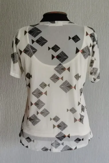 Alternative view of T-shirt de tule /556BLU341