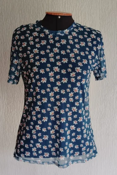 Alternative view of T-shirt de tule /556BLU356