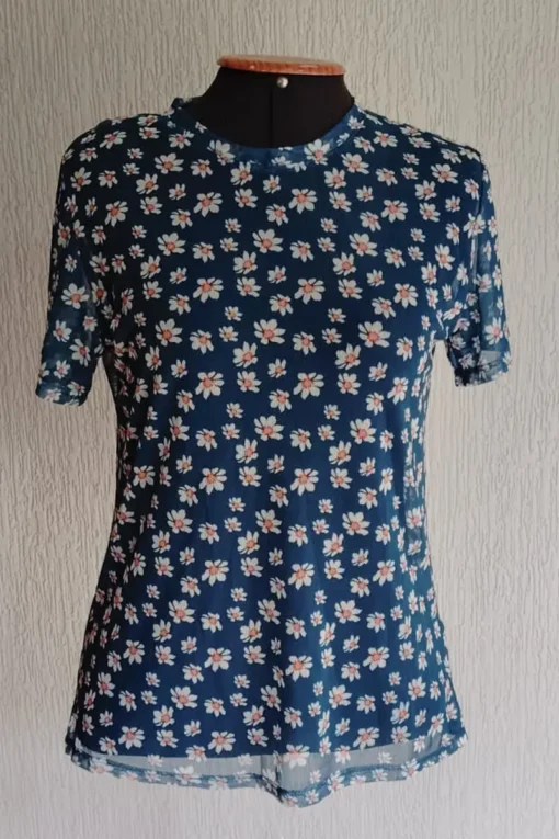 T-shirt de tule /556BLU356