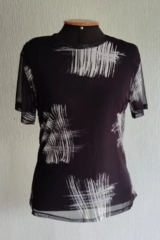 T-shirt de tule /556BLU386