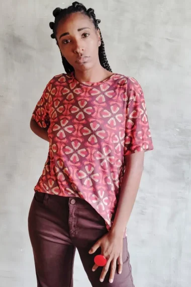 T-shirt de tule /556BLU021