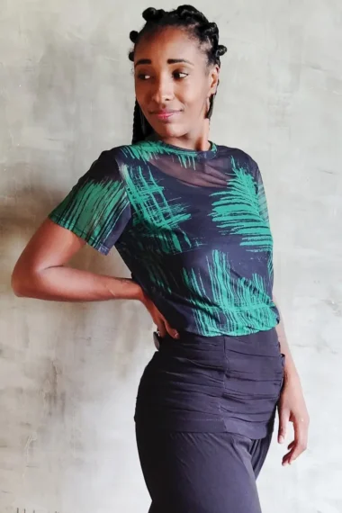 T-shirt de tule /556BLU026