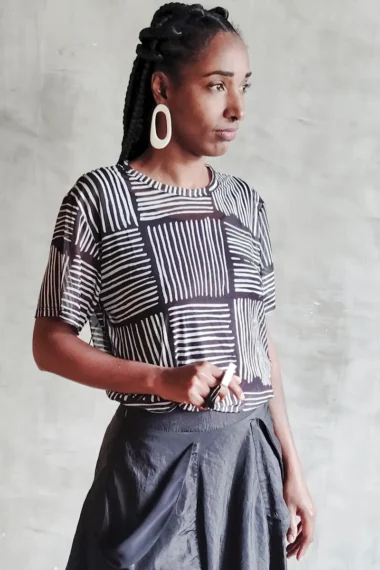 T-shirt de tule /556BLU111