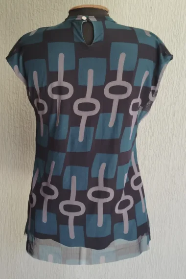 Alternative view of Blusa manga japonesa /585BLU203