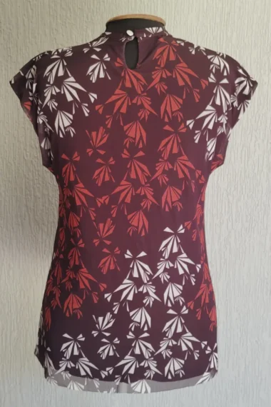 Alternative view of Blusa manga japonesa /585BLU253