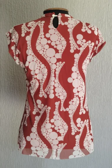 Alternative view of Blusa manga japonesa /585BLU307