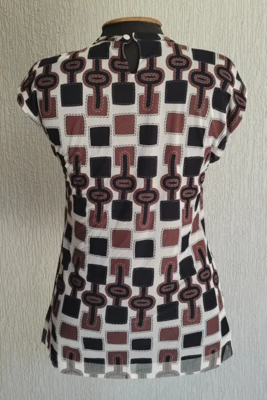 Alternative view of Blusa manga japonesa /585BLU334