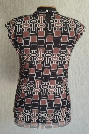 Alternative view of Blusa manga japonesa /585BLU337