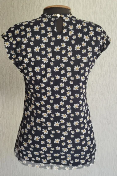 Alternative view of Blusa manga japonesa /585BLU356