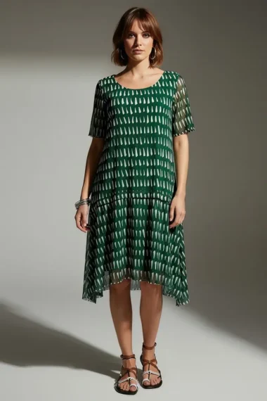 Alternative view of Vestido de tule evasê /351VES396