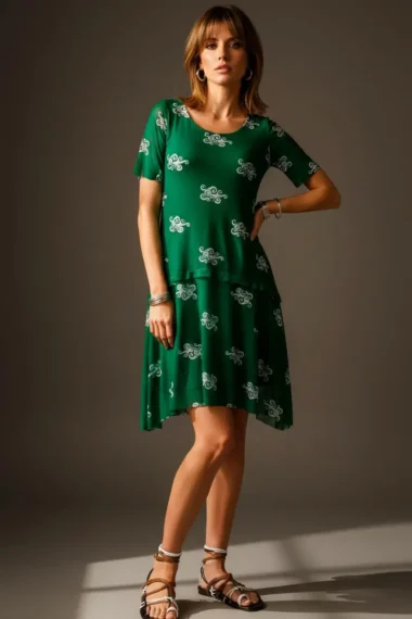 Vestido de tule evasê /351VES420