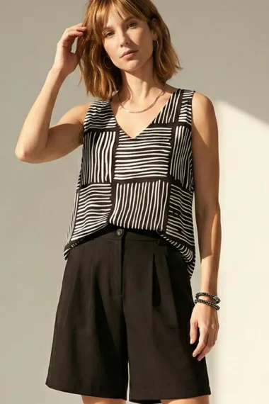 Blusa manga cavada /201BLU111