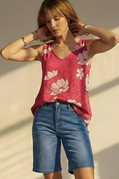 Blusa manga cavada /201BLU309